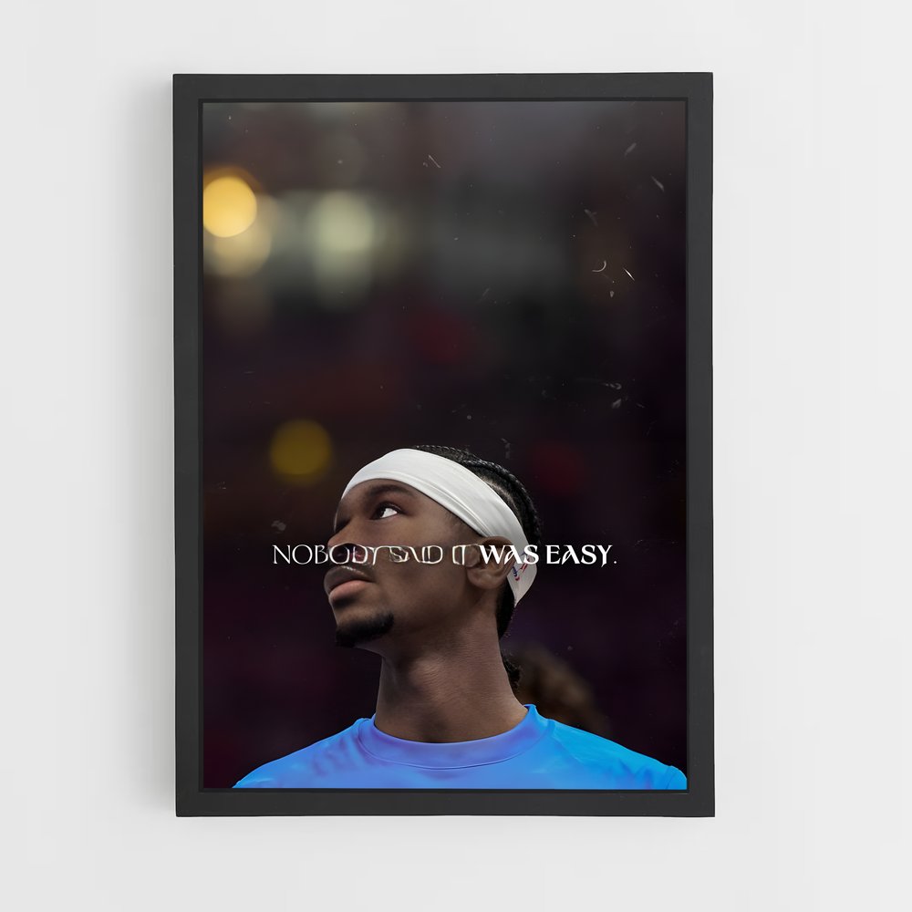 Poster Shai Plongée – affiche Basketball (vue 2)